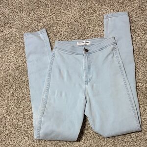 American Apparel high rise skinny jeans